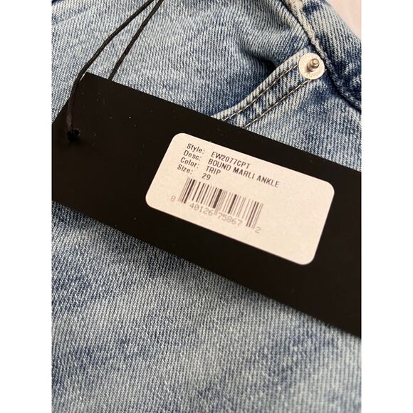 Edwin x Anthropologie Bound Marli Ankle Mid-Rise Wide Leg Jeans Size 29 NWT - Picture 4 of 8